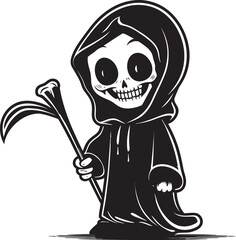 Miniature Mortality Little Grim Ripper Emblem Angelic Avenger Tiny Reaper Symbol