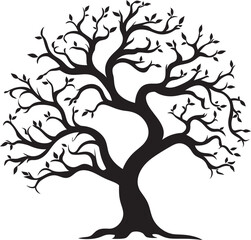 Wasted Woodwork Symbol Symbolic Emblem of Dead Branch Withered Woodmark Vector Design of Desolate Tree Limb