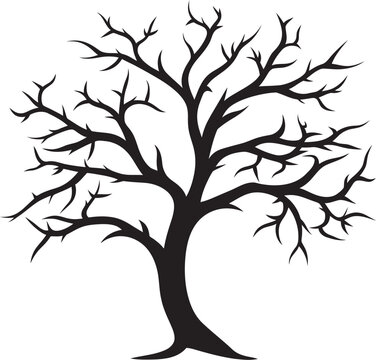 Droughty Driftwood Design Logo Depicting Arid Branch Barren Bough Badge Vector Emblem of Lifeless Wood