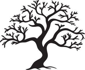 Pale Perfection Symbol of Withered Timber Stark Structure Dead Tree Branch Design