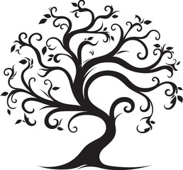 Devoid Dendrite Design Emblem of Desolate Tree Branches Languid Limb Logo Dry and Dead Tree Branch Vector Icon