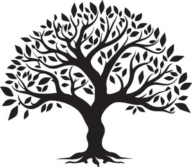 Droughty Driftwood Design Dry and Dead Tree Branch Icon Emaciated Timber Token Vector Logo of a Desiccated Branch