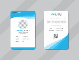 Creative business id card design template