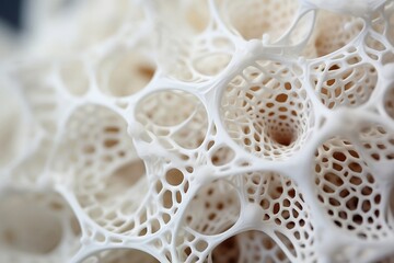 close up of a 3d printed seashell