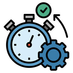 Efficiency Icon Element For Design