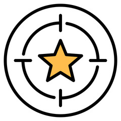 Scope Achievement Icon Element For Design