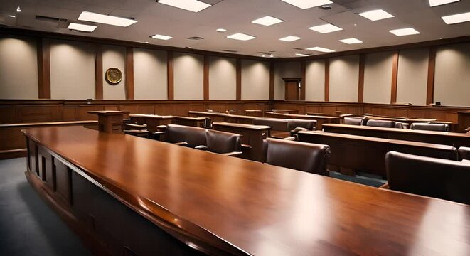Modern Court room.