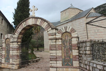 Monastir Podostrog - obrazy, fototapety, plakaty