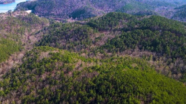 Pine Mountain Cartersville Georgia Drone