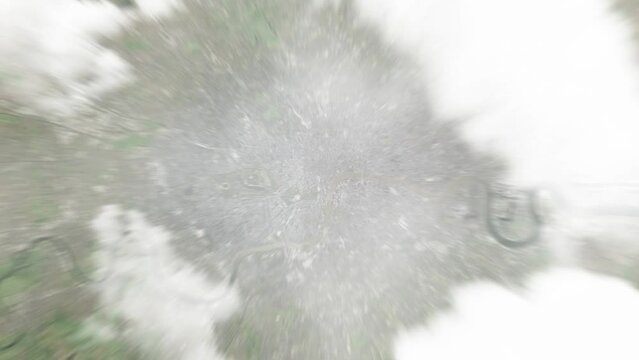 Earth zoom in from space to London, United Kingdom. Followed by zoom out through clouds and atmosphere into space. Satellite view. Travel intro. Images from NASA