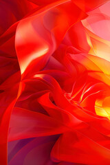 Vertical Red abstract background. Dynamic shapes composition.