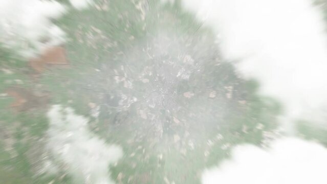 Earth zoom in from space to Naas, Ireland. Followed by zoom out through clouds and atmosphere into space. Satellite view. Travel intro. Images from NASA
