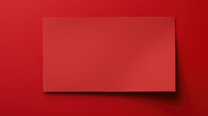 Fototapeta premium The background is made of red paper with a texture for decoration. Abstract rough texture of the paper. Geometric shape.