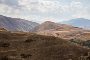 View of the mountains in Armenia