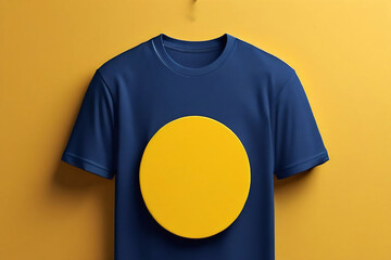 3D Mockup of a Hanging T-Shirt Against a Realistic Background