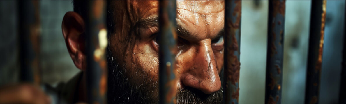 A glimpse into the dark world of a mean prisoner confined in a cell