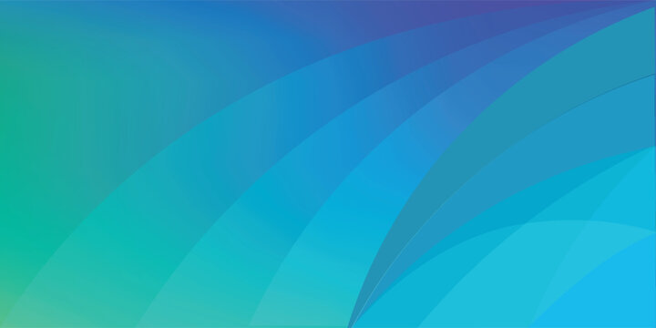 Abstract minimal background with blue gradient. modern wavy dynamic shape composition eps10.