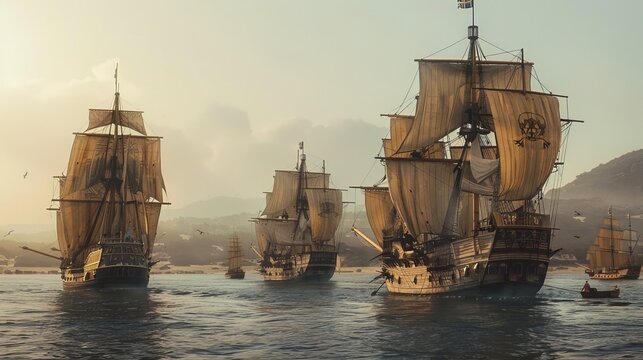 Historical pirate ships recreated
