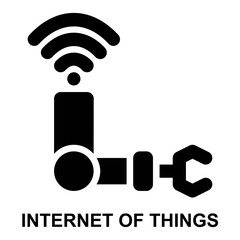  iot, internet of things, internet, wireless, technology, manufacturing expanded solid or glyph style icon for web mobile app presentation printing