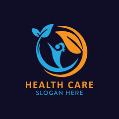 health care logo design vector