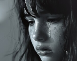 A Portrait of Sorrow. The Silent Language of Tears