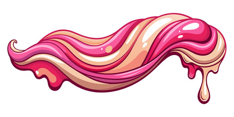 pink and white chocolate candy