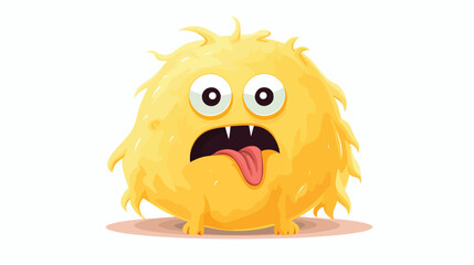 A perturbed wampee with its yellow skin puckered an