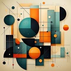 An illustration of several geometric shapes