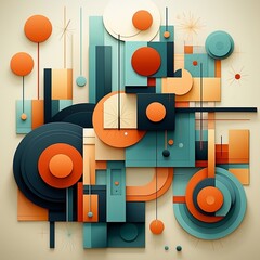 An illustration of several geometric shapes