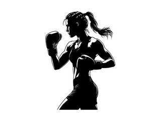 Dynamic Boxing: Boxing Vector Illustration for Athletic Designs and Powerful Imagery