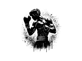 Dynamic Boxing: Boxing Vector Illustration for Athletic Designs and Powerful Imagery