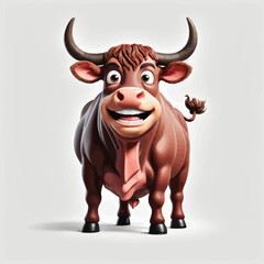 Cows Cartoon Design Which Is Very Healthy and good for livestock
