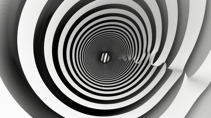 Obraz premium The optical illusion with depth shows a chaotic scene, with swirling patterns and bold colors, creating a mesmerizing effect.