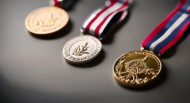 Olympic medals.