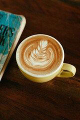 cup of coffee on table