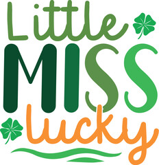 Fototapeta premium Little miss lucky