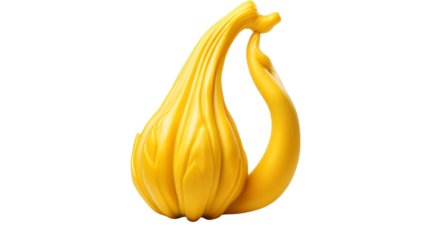 A yellow vase filled with flowers gracefully sits atop a white table