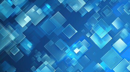 abstract blue squares futuristic background