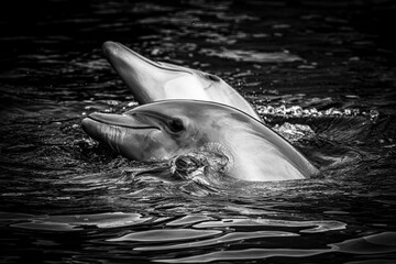 fotografias de delfines en el agua