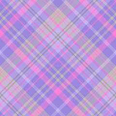 Seamless pattern in comfortable gray, pink, violet colors for plaid, fabric, textile, clothes, tablecloth and other things. Vector image. 2