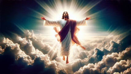 Jesus Cristo subindo aos céus