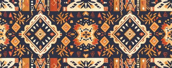 A plethora of colors intertwine in a mesmerizing pattern of varying shades, creating a captivating visual feast for the eyes. Banner. Copy space - obrazy, fototapety, plakaty