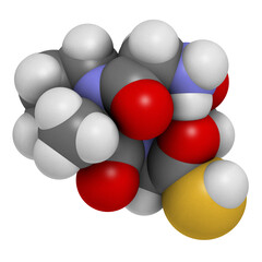 Trofinetide drug molecule.