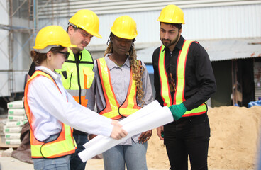  construction worker or factory worker at site.