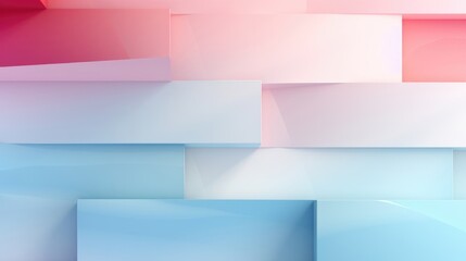 Obraz premium Smooth Gradient Cubes Background
