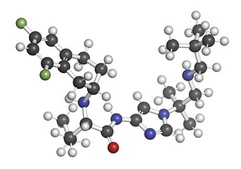 Nirogacestat cancer drug molecule.