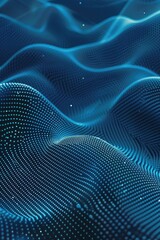 Digital Particles Wave in Cyberspace