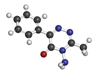 Metamitron herbicide molecule.