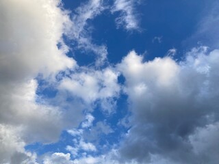 Obraz premium blue sky with clouds