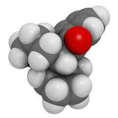 Flakka designer drug molecule.